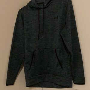 Under Armour ColdGear Loose Blue Black Pullover Hoodie Men's Size